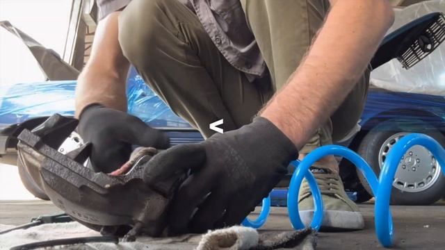 Разница между новым и поврежденным тормозным диском. ? смотреть онлайн