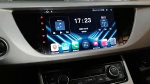 GEELY ATLAS магнитола , установлена вместо штатной