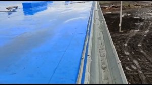 Узел свеса плоской кровли с организованным водостоко?