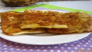 Лаваш с сыром в панировке