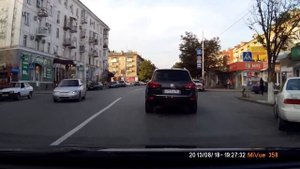 Mio Mivue 358 вечер. реальная съёмка.