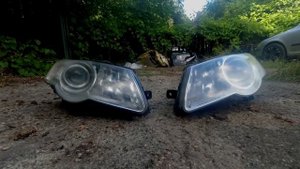 ПОЛИРОВКА ПЕРЕДНИХ ФАР PASSAT B6