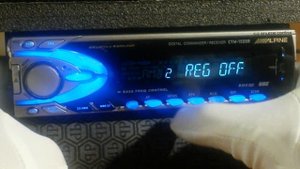 Alpine CTM-1503R a rare car radio, редкая автомагнитола, 珍しいカーラジ?