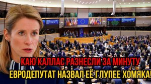 КАЯ КАЛЛАС УНИЖЕНА В ЕВРОПАРЛАМЕНТЕ! Депутат Назвал Её 'Глупее Хомяка'!