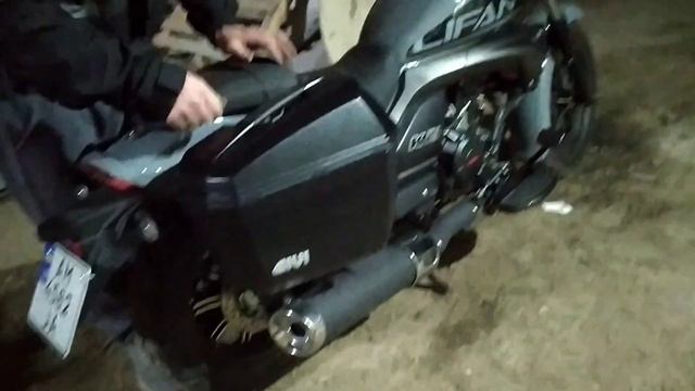 Установка бічних кофр на мотоцикл Lifan k-19 2024 модельного смотреть онлайн