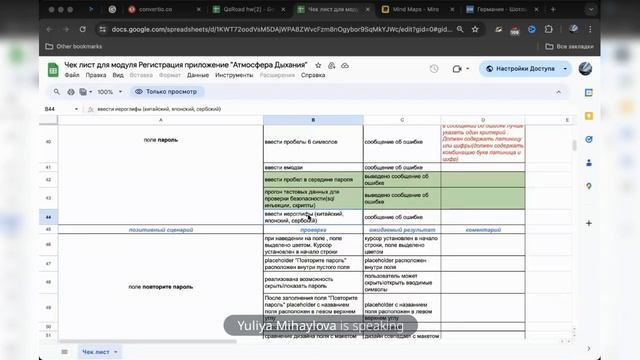 Майнд-карты по функционалу приложения смотреть онлайн