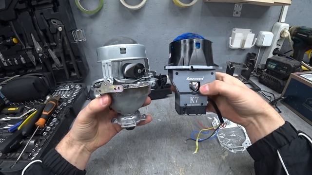 Bi-LED на MERCEDES CLS w219 за 30.000 рублей. Покрасил решетки. смотреть онлайн