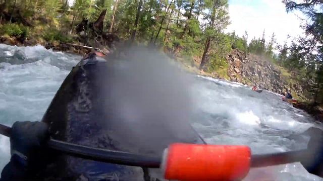 Пакрафт, Жомболок, порог Восторг водника. смотреть онлайн