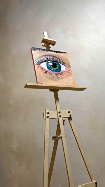 "Молчать", акрил, холст на подрамнике,30х30, 2024 смотреть онлайн