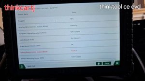 диагностика zeekr 001. диагностики электромобилей. thinkcar thi