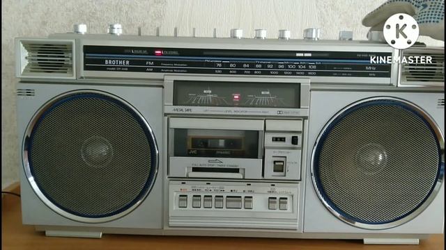 Японская магнитола Brother OT 448. Проверка работы. смотреть онлайн