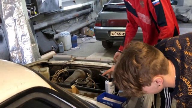 ПОКРАСКА ПРЕВРАТИЛАСЬ В ЗАМЕНУ ДВИГАТЕЛЯ!ВАЗ 2107 ЗАМЕН смотреть онлайн