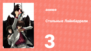 Стальные Лайнбаррели 3 серия (аниме-сериал, 2008)