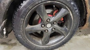 ЗАМЕНА ТОРМОЗОВ MAZDA 6 GG #переход на 299мм спереди, новые д