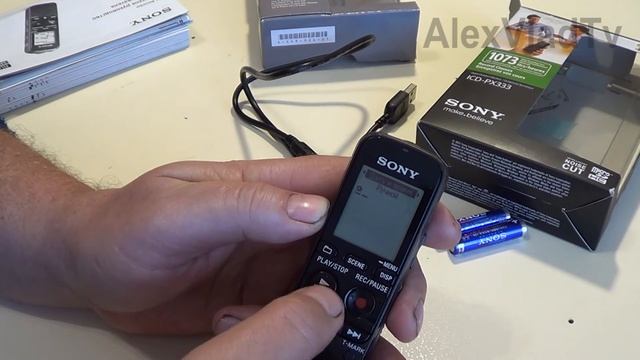 Диктофон Sony ICD PX333. Обзор меню и основных функций. смотреть онлайн