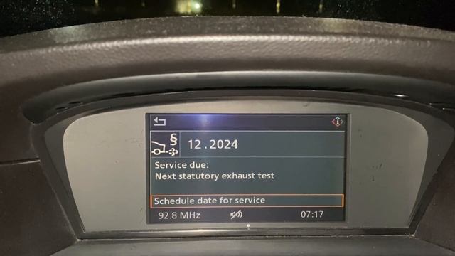 BMW E60 КАК СБРОСИТЬ СЕРВИСНЫЙ ИНТЕРВАЛ на технический о? смотреть онлайн