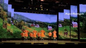 Танец с табуретками. Народный ансамбль Ритм