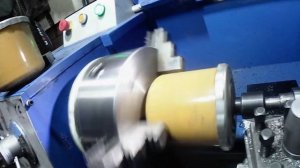 Токарный CJM360F - устраняем кривизну масляного фильтра