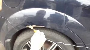 Удаление ржавчины с колёсной арки авто и оцинковка Цинкор-АВТО