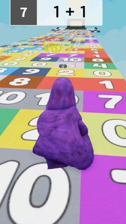 GRIMACE Math Block Race ON ROBLOX !! #shorts