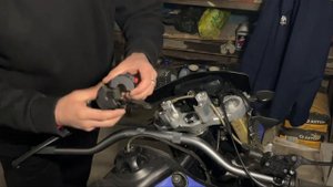 Эндуро. Замена руля 22 на OTOM 28мм.