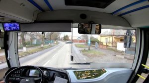 Вид из кабины на 24 маршруте