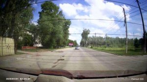 Тест видео регистратора на заднем стекле автомобиля  G