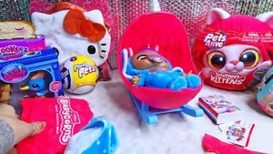 РАСПАКОВКА  ДОМАШНИХ ЖИВОТНЫХ ЖИВЫЕ ХОМЯЧКИ РАДУЖНАЯ КУКУРУЗА ПУНИРУНЫ СУМКА ДЛЯ ДОМА