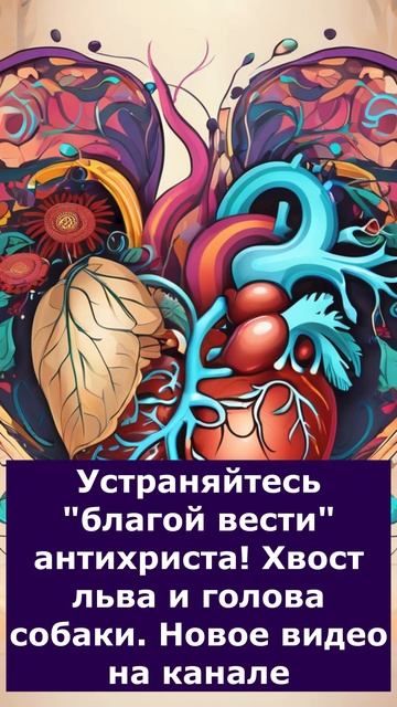 Устраняйтесь "благой вести" антихриста! Хвост льва и голова собаки. Новое видео на канале.  #shorts