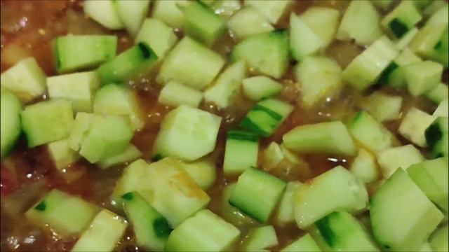 Котлетки, баклажаны с огурцами🤳 смотреть онлайн