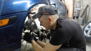 Замена передней ступицы Volvo S80
