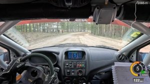ФСО Ралли Лужский Рубеж 2025 (СУ4) Терентьев\Романова (Lada Kalina)