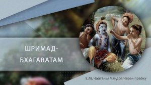 21.05.2025 Шримад-Бхагаватам 10.58.11. Е.М. Чайтанья Чандра Чаран прабху. Вриндаван Парк