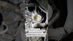 Lexus RX 350, диагностика, чистка форсунок и дроссельной за?
