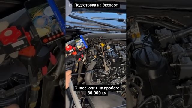 Эндоскопия на пробеге 80.000 км, подготовка к экспорту ✅ смотреть онлайн