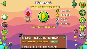 Geometry Dash. Tornado by AbstractDark - 100%
