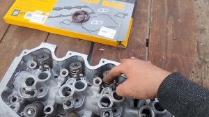 Чери амулет меняю родную ГБЦ на Форд екскорт ( часть -1я