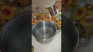 компот из персиков.