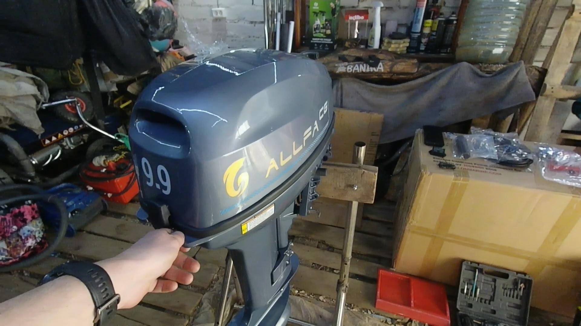 CG Allfa T9.9S (15) технический обзор из коробки, подготовка к воде.