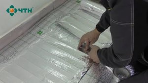 Монтаж фольгированного нагревательного мата Мелодия тепла