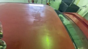 Полировка крышы Воском К2 Tyrbo #passat #shorts