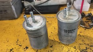 Ссангйонг Кайрон дизель два топливных фильтра в разрезе