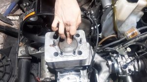 Ямаха  VK 540.   замена поршневой