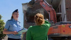 В селе Веселом в Сочи начался снос незаконных многоквартирных домов