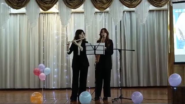 Евгений Дога "Вальс" Ирина и Аня  (3 школа 21.11.24) смотреть онлайн