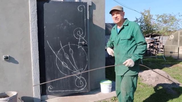 Оригинальная ковка на входную дверь, своими руками