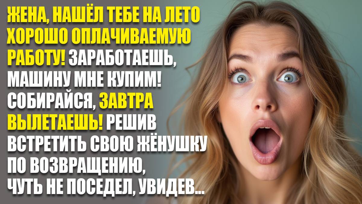 Истории из жизни|ОТПРАВИЛ ЖЕНУ НА ЗАРАБОТКИ|Аудио рассказы|Аудиокниги слушать онлайн|#топыкатегорий