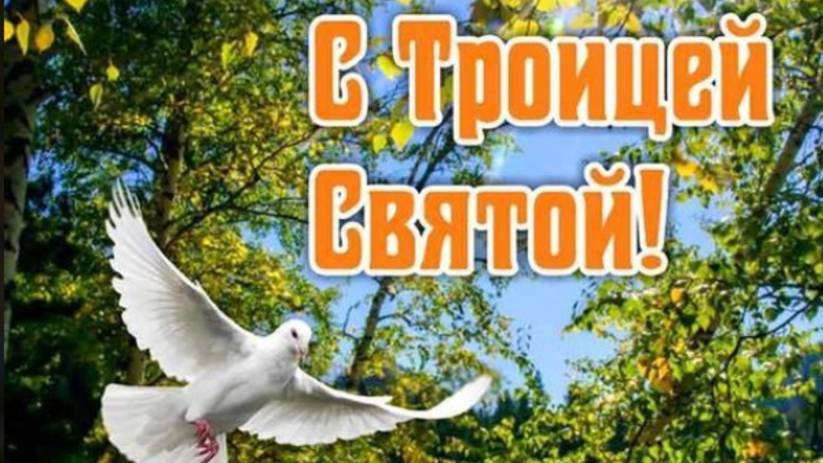 Красивое Поздравление Со Святой Троицей 🌿 #троица2025