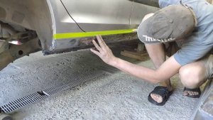 Быстрый ремонт порога на KIA