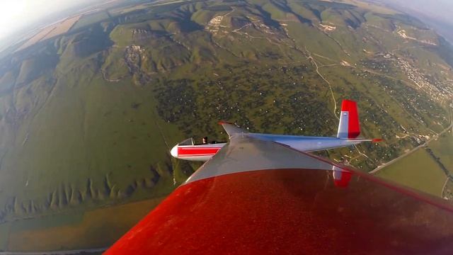 Падение с крыла планера / The jump from the wing glider смотреть онлайн